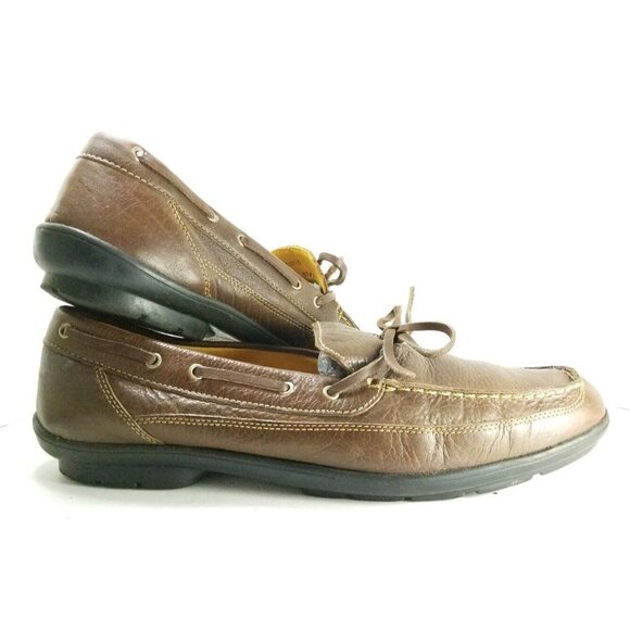 Sandro Mussolini Casual Loafer Men's Size 11 Brown Leather - Picture 4 of 9